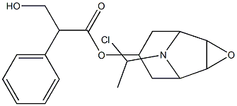 Methylscopolamine chloride,,结构式