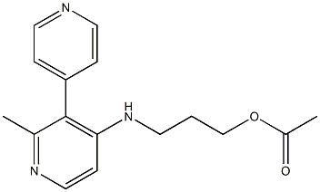 Acetic acid 3-[(2-methyl-3,4'-bipyridin-6-yl)amino]propyl ester|