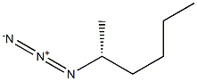 [R,(-)]-2-アジドヘキサン 化学構造式