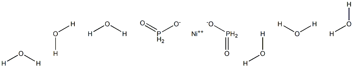 Nickel bisphosphinate hexahydrate,,结构式