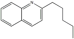 2-Pentylquinoline 结构式