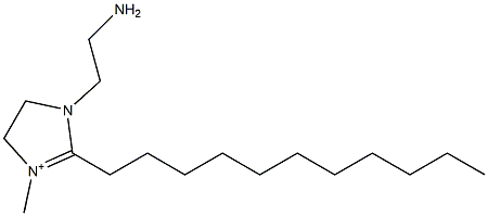 1-(2-Aminoethyl)-4,5-dihydro-3-methyl-2-undecyl-1H-imidazol-3-ium|