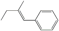 (E)-2-Methyl-1-phenyl-1-butene,,结构式
