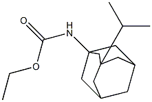 (3-Isopropyladamantan-1-yl)carbamic acid ethyl ester Structure