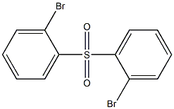 Bis(2-bromophenyl) sulfone,,结构式