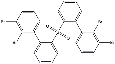 2,3-Dibromophenylphenyl sulfone Structure