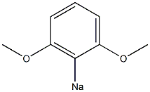 1,3-Dimethoxy-2-sodiobenzene Structure