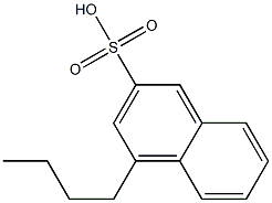 4-Butyl-2-naphthalenesulfonic acid 结构式