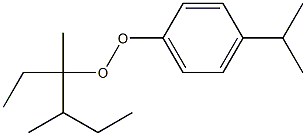 4-Isopropylphenyl 1,2-dimethyl-1-ethylbutyl peroxide Structure