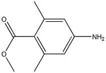 4-アミノ-2,6-ジメチル安息香酸メチル 化学構造式