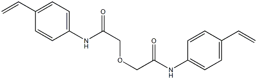 N,N'-Bis(4-ethenylphenyl)[2,2'-oxybis(acetamide)] Structure