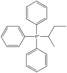 (1-Methylpropyl)triphenylphosphonium,,结构式