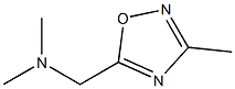 3-Methyl-5-(dimethylaminomethyl)-1,2,4-oxadiazole,,结构式