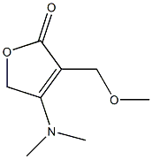 4-Dimethylamino-3-(methoxymethyl)-2(5H)-furanone,,结构式
