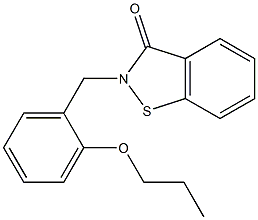  2-[2-Propoxybenzyl]-1,2-benzisothiazol-3(2H)-one