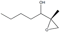 2-Methyl-2-[(S)-1-hydroxypentyl]oxirane,,结构式