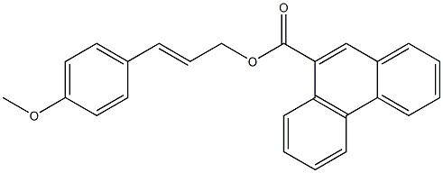 Phenanthrene-9-carboxylic acid (E)-3-(4-methoxyphenyl)2-propenyl ester