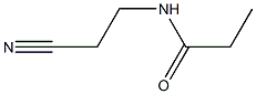 N-(2-Cyanoethyl)propanamide,,结构式