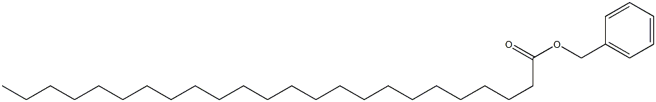 リグノセリン酸ベンジル 化学構造式