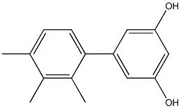 5-(2,3,4-Trimethylphenyl)benzene-1,3-diol Struktur