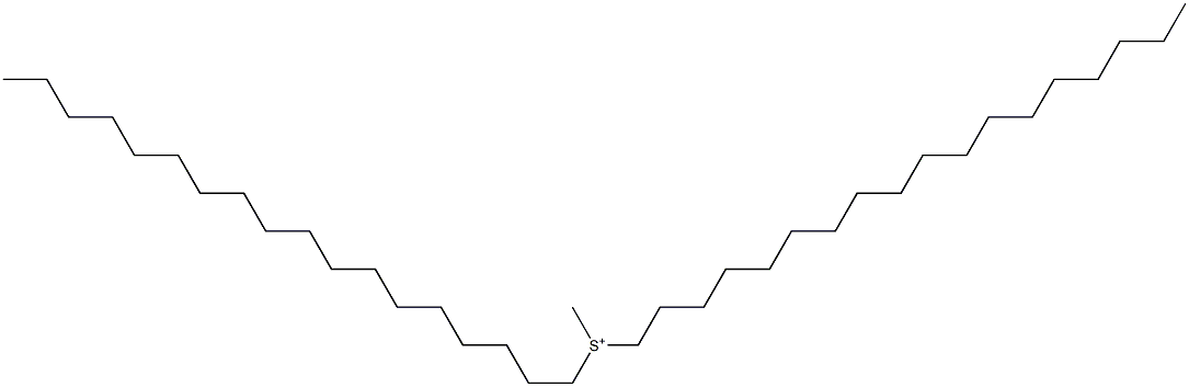 Methyldioctadecylsulfonium,,结构式
