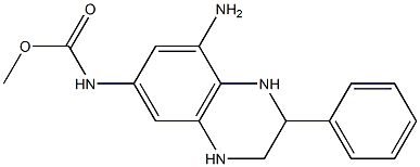 N-[(8-Amino-1,2,3,4-tetrahydro-2-phenylquinoxalin)-6-yl]carbamic acid methyl ester