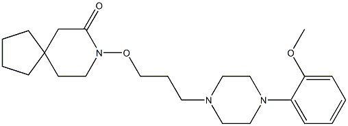 8-[3-[4-(2-Methoxyphenyl)-1-piperazinyl]propyloxy]-8-azaspiro[4.5]decan-7-one