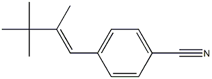 4-[(E)-2,3,3-Trimethyl-1-butenyl]benzonitrile|