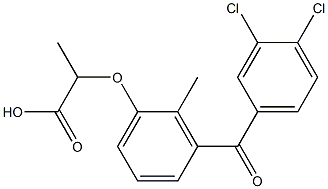 2-[3-(3,4-Dichlorobenzoyl)-o-tolyloxy]propionic acid