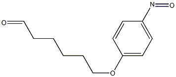 6-(4-Nitrosophenoxy)hexanal 结构式