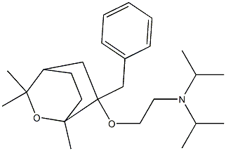 1,3,3-Trimethyl-6-benzyl-6-[2-(diisopropylamino)ethoxy]-2-oxabicyclo[2.2.2]octane