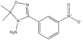 3-(3-Nitrophenyl)-5,5-dimethyl-1,2,4-oxadiazol-4(5H)-amine Structure