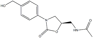 (5R)-5-Acetylaminomethyl-3-[4-hydroxymethylphenyl]oxazolidin-2-one|