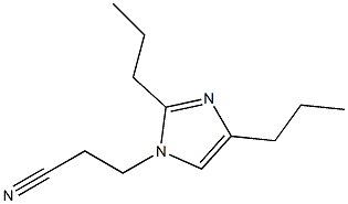 1-(2-Cyanoethyl)-2,4-dipropyl-1H-imidazole,,结构式