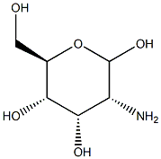 2-Amino-2-deoxy-D-allopyranose Structure