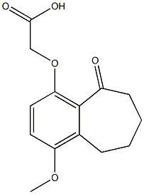 [(1-Methoxy-5-oxo-6,7,8,9-tetrahydro-5H-benzocyclohepten)-4-yloxy]acetic acid