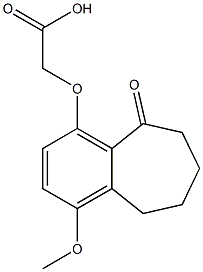  [(1-Methoxy-5-oxo-6,7,8,9-tetrahydro-5H-benzocyclohepten)-4-yloxy]acetic acid