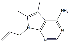  7-(2-Propenyl)-5,6-dimethyl-7H-pyrrolo[2,3-d]pyrimidin-4-amine