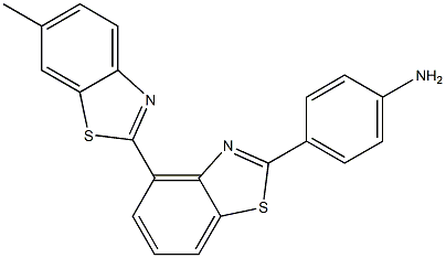 2-[2-(4-Aminophenyl)benzothiazol-4-yl]-6-methylbenzothiazole Structure