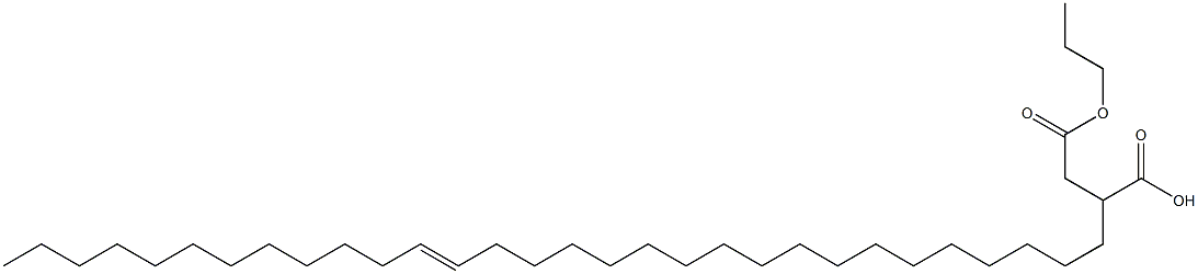 2-(18-トリアコンテニル)こはく酸1-水素4-プロピル 化学構造式