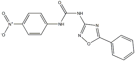 1-(5-Phenyl-1,2,4-oxadiazol-3-yl)-3-(4-nitrophenyl)urea Structure