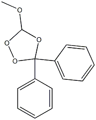 3-Methoxy-5,5-diphenyl-1,2,4-trioxolane,,结构式