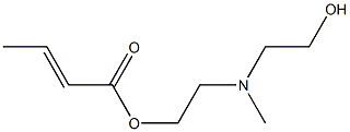 Crotonic acid 2-[N-(2-hydroxyethyl)-N-methylamino]ethyl ester Structure