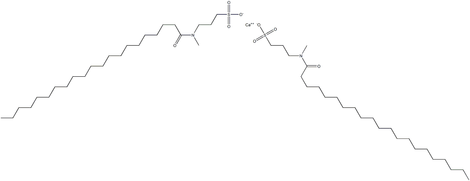 Bis[3-[N-(1-oxohenicosyl)-N-methylamino]-1-propanesulfonic acid]calcium salt