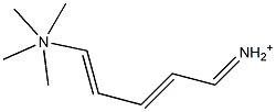 N,N-Dimethyl-5-(dimethylamino)-2,4-pentadiene-1-ylideneaminium Structure