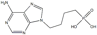 9-(4-Phosphonobutyl)-9H-purine-6-amine Structure