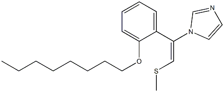 1-[(E)-2-Methylthio-1-[2-(octyloxy)phenyl]ethenyl]-1H-imidazole