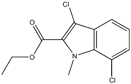 3,7-Dichloro-1-methyl-1H-indole-2-carboxylic acid ethyl ester