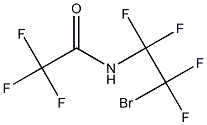 N-(2-ブロモ-1,1,2,2-テトラフルオロエチル)トリフルオロアセトアミド 化学構造式