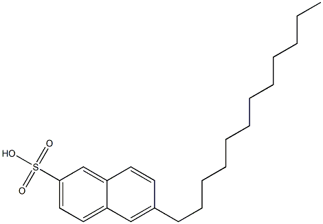 6-Dodecyl-2-naphthalenesulfonic acid,,结构式